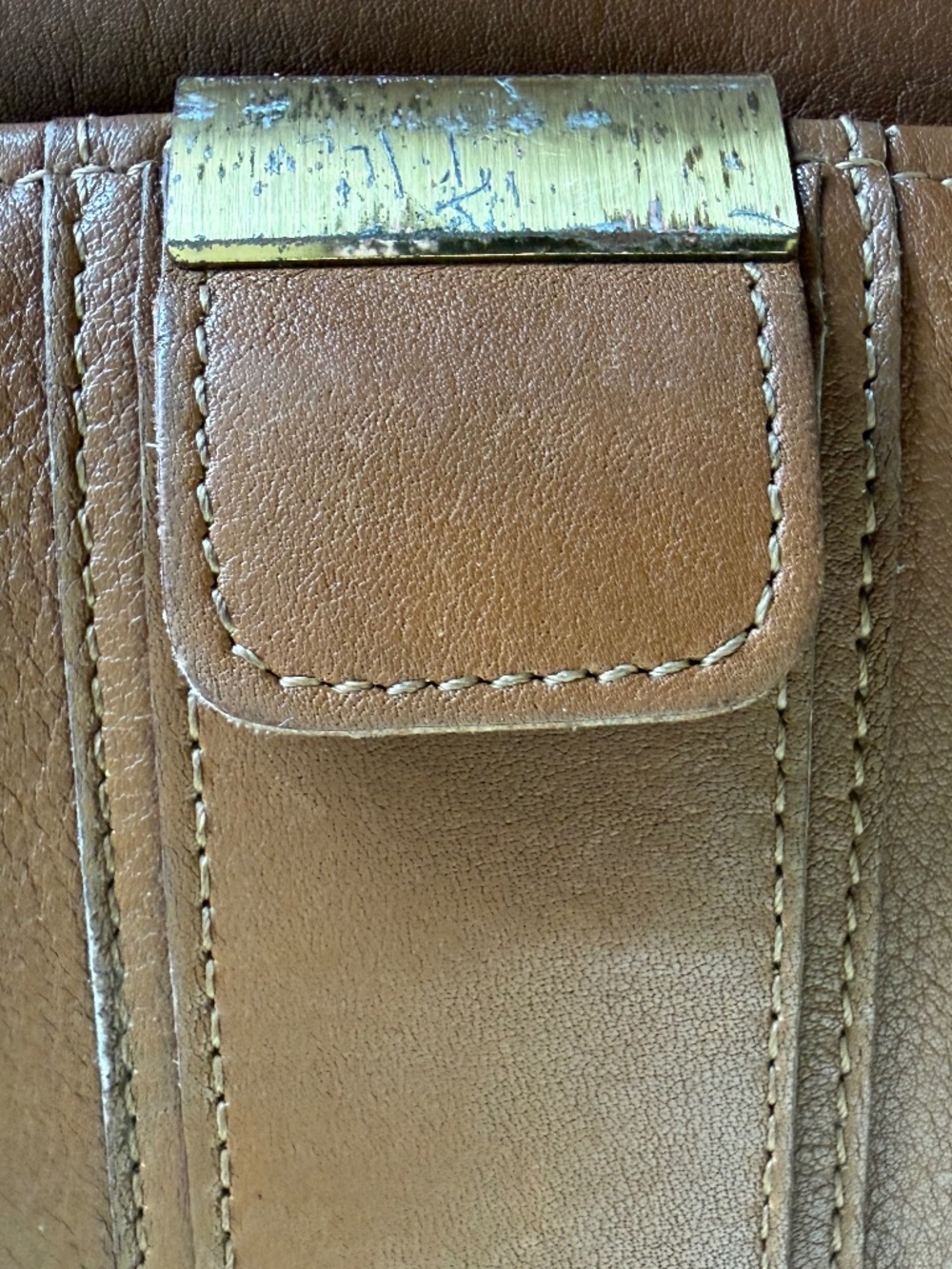 Vintage Cole Haan Leather Messenger Bag - Picture 10 of 15